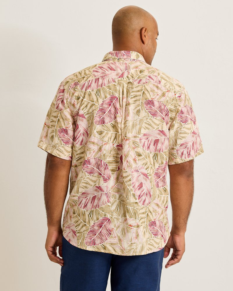 Sand Linen Villa Nueva Vines Shirt - Golden Honey