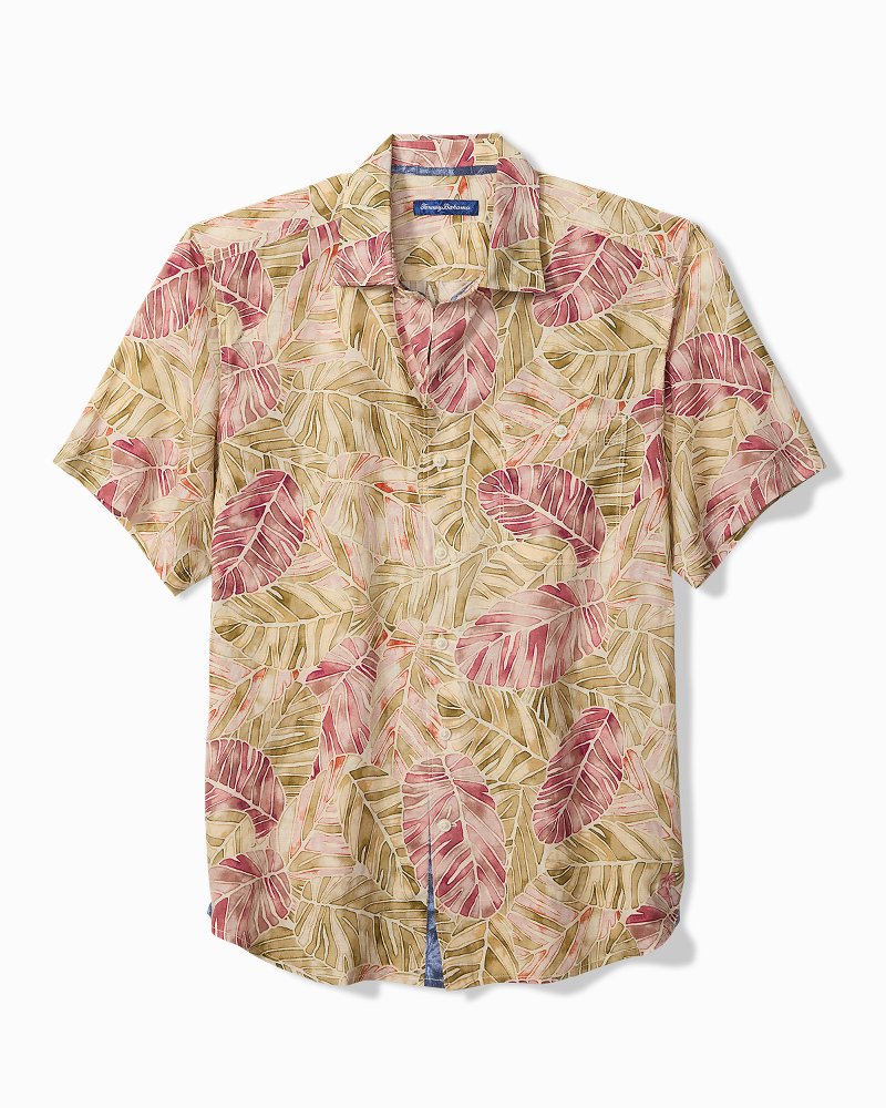 Sand Linen Villa Nueva Vines Shirt - Golden Honey