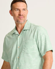 Coastal Ease Palm Visions IslandZone Camp Shirt - Aged Copper