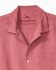 Harbor Luxe Silk Camp Shirt - Cosmopolitan