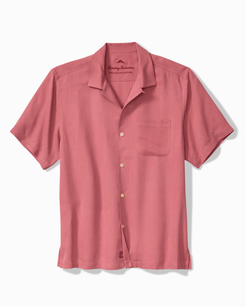 Harbor Luxe Silk Camp Shirt - Cosmopolitan