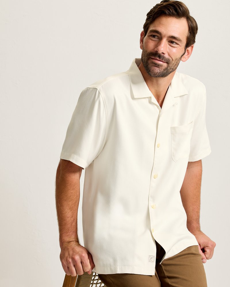 Harbor Luxe Silk Camp Shirt - Continental