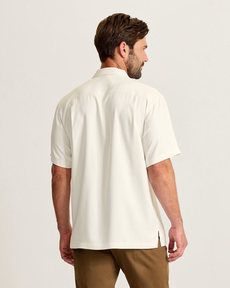 Harbor Luxe Silk Camp Shirt - Continental