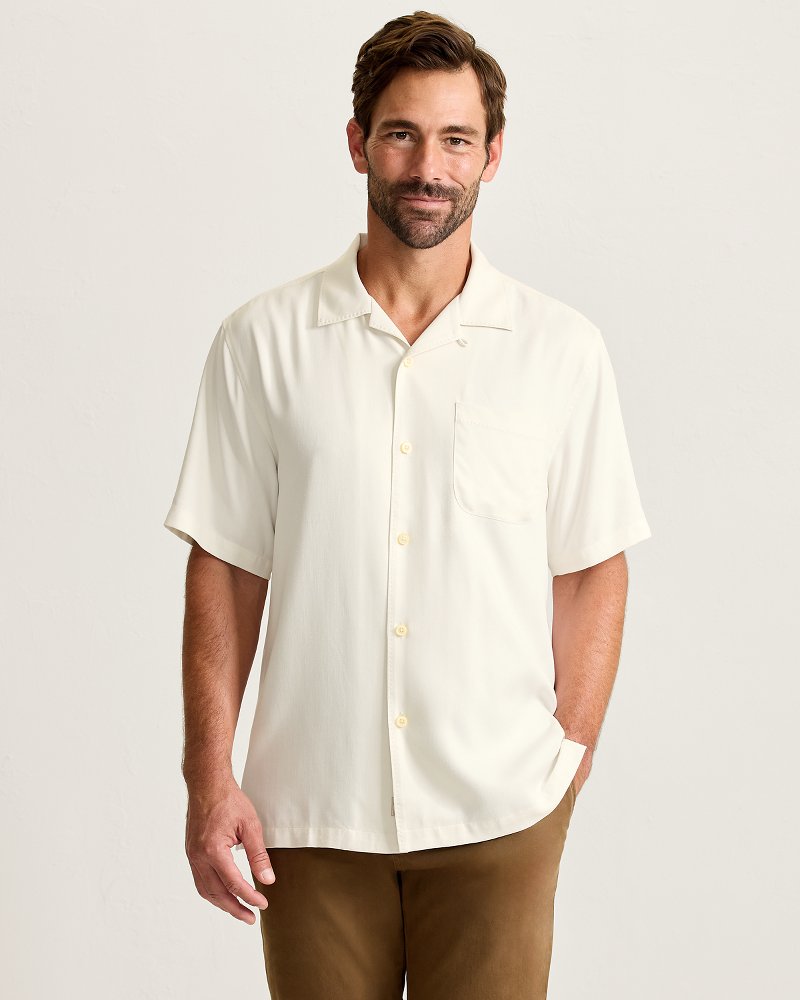 Harbor Luxe Silk Camp Shirt - Continental