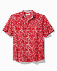 MLB Nova Wave Ballpark Batik Cotton-Blend Shirt - boston_red_sox