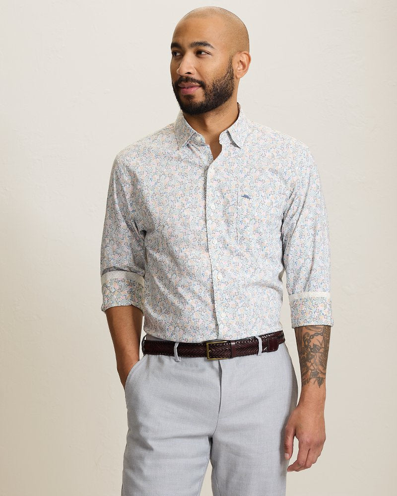 Sarasota Stretch Aveiro Sands IslandZone Shirt - Antique Ivy