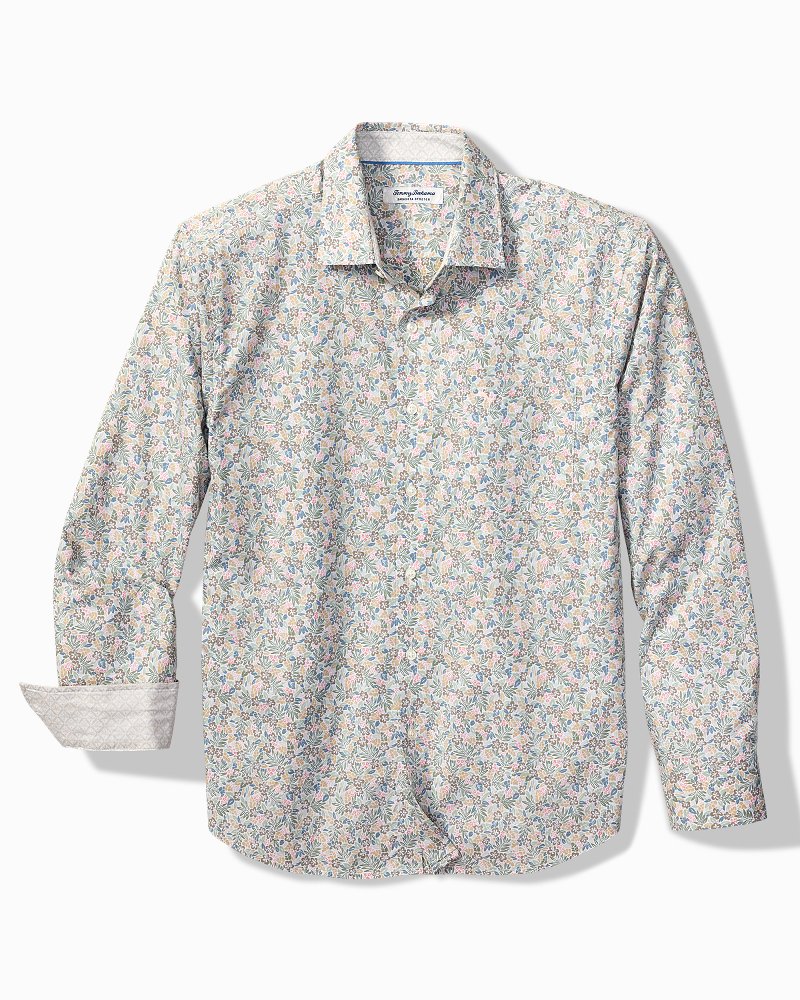Sarasota Stretch Aveiro Sands IslandZone Shirt - Antique Ivy