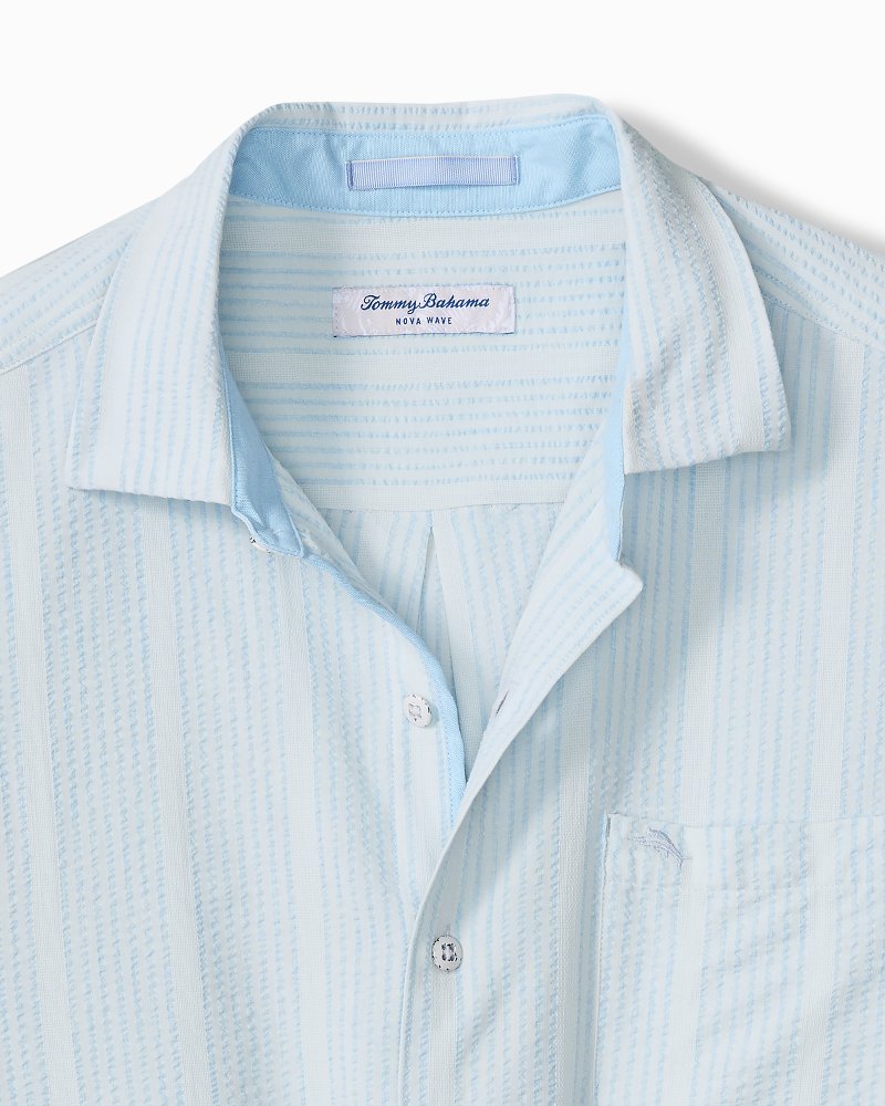 Nova Wave Cotton-Blend Long-Sleeve Shirt - Malachite Heather