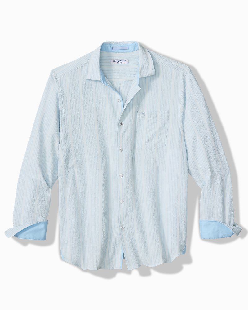 Nova Wave Cotton-Blend Long-Sleeve Shirt - Malachite Heather