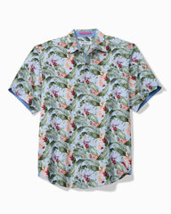 Nova Wave Blue Sky Vines Cotton-Blend Shirt - Dew Drop