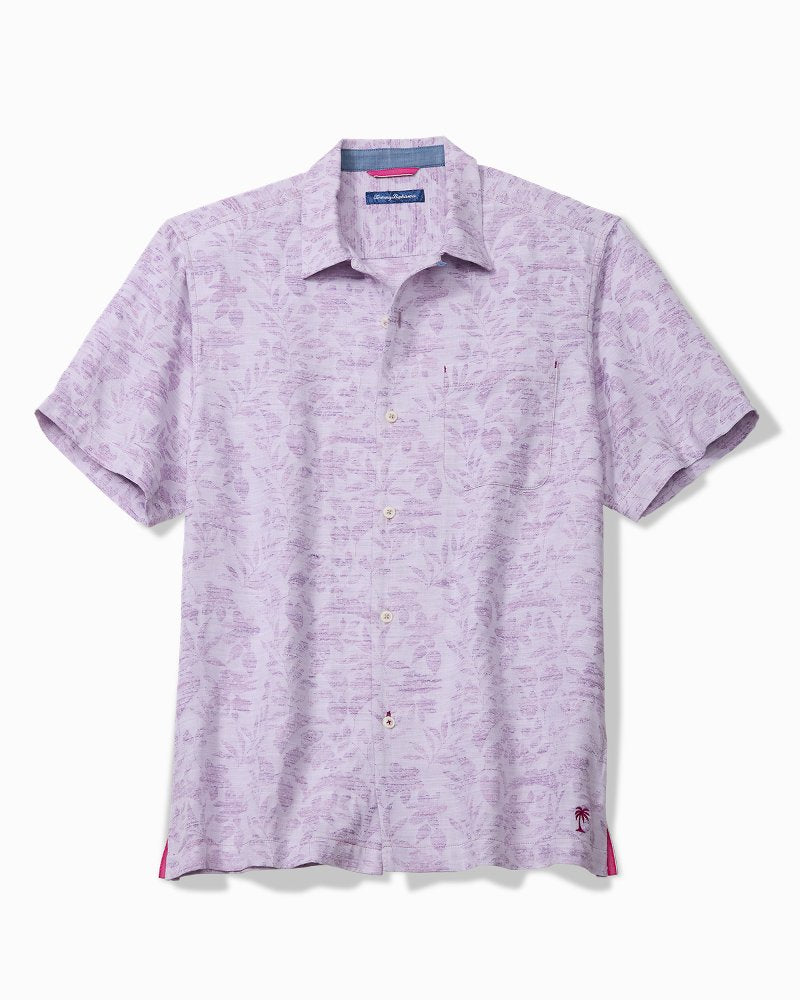 Torres Gardens Cotton-Blend Camp Shirt - Wild Aster