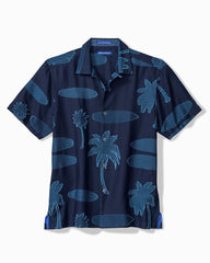 Destination Indigo Cotton Camp Shirt - Dark Indigo