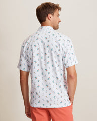 Coastal Ease Fiesta Fizz IslandZone Camp Shirt - Oceana Blue