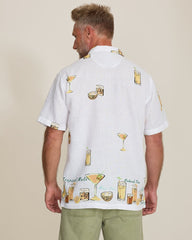 Tommy Bahama Mixers Linen Camp Shirt - Continental