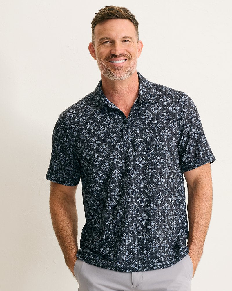 Bahama Coast Piña Islands IslandZone Polo - Iced Slate