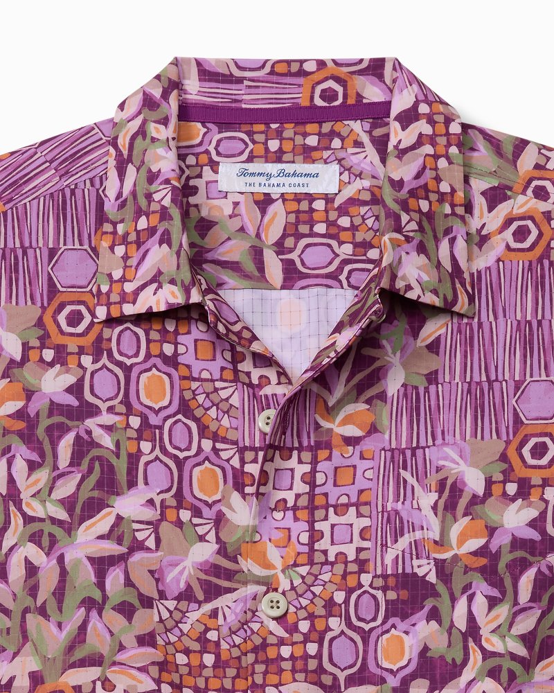 Bahama Coast Geo Party IslandZone Shirt - Lavender Herb