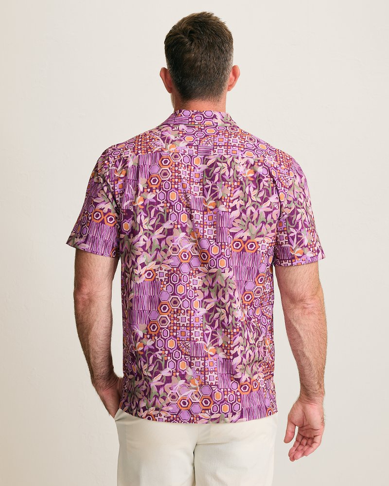 Bahama Coast Geo Party IslandZone Shirt - Lavender Herb