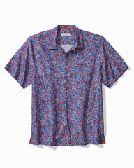 Coastal Ease Geo Rio IslandZone Camp Shirt - Bering Blue