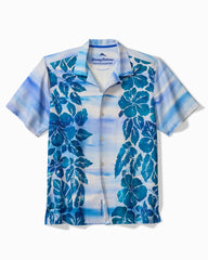 Sapphire Shores Silk Camp Shirt - Dockside Blue