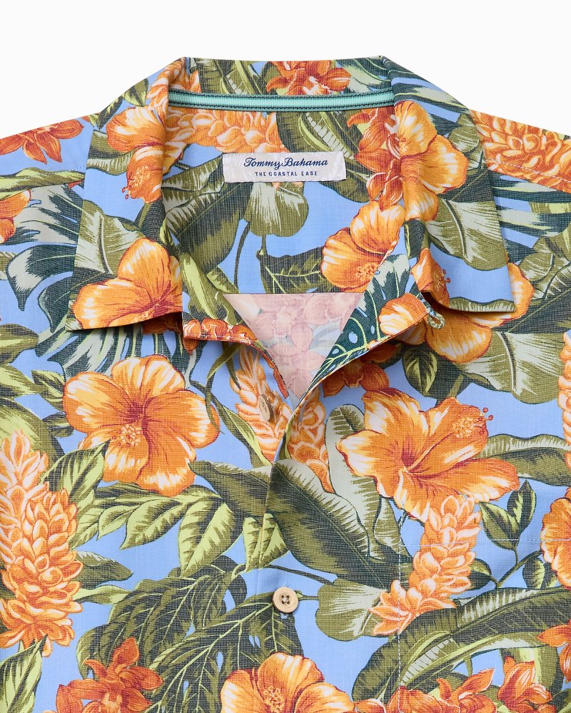 Coastal Ease Golden Gardens IslandZone Camp Shirt - Dark Spa