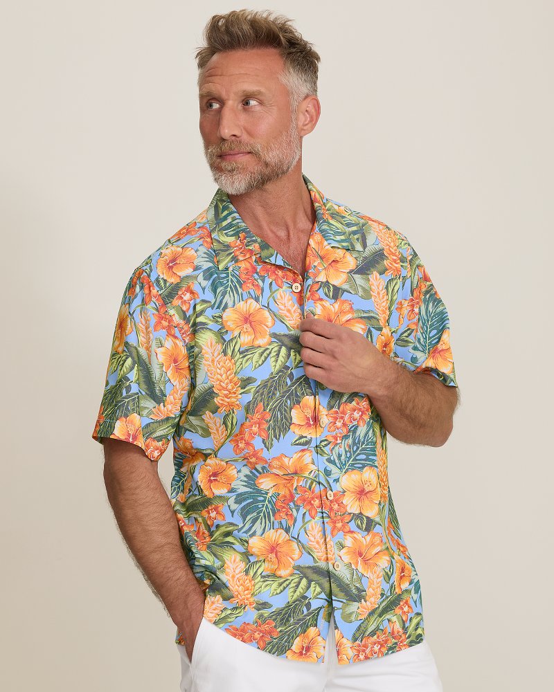 Coastal Ease Golden Gardens IslandZone Camp Shirt - Dark Spa