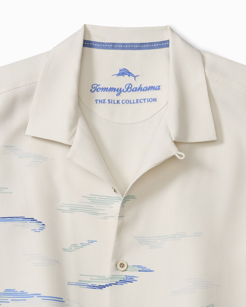 Hideaway Cove Silk Camp Shirt - Continental