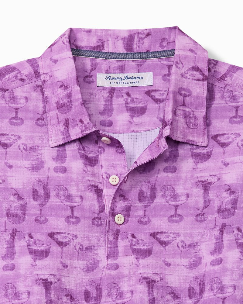 Bahama Coast Fizz Impressions IslandZone Polo - Passion Plum