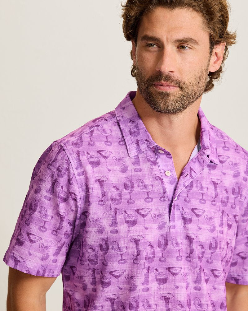 Bahama Coast Fizz Impressions IslandZone Polo - Passion Plum