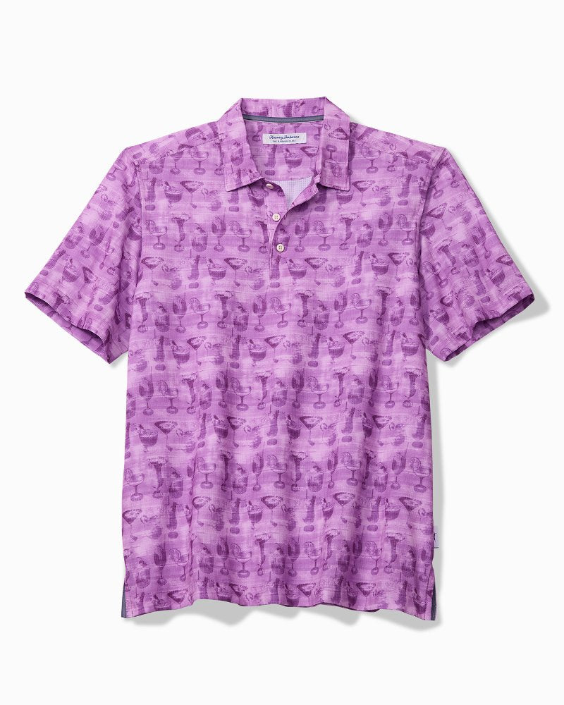 Bahama Coast Fizz Impressions IslandZone Polo - Passion Plum