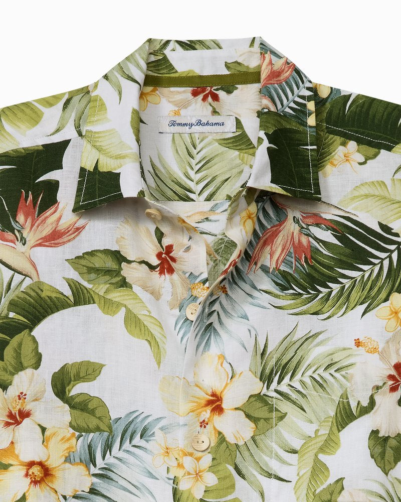 Flora Festival Linen Camp Shirt - Continental