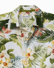 Flora Festival Linen Camp Shirt - Continental