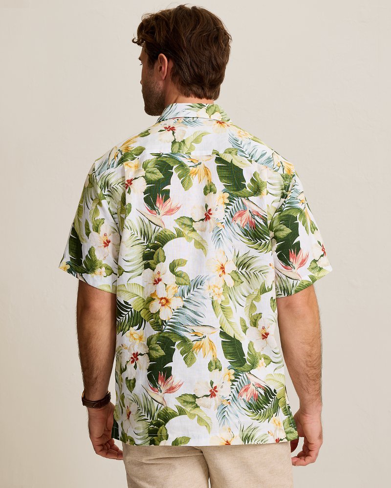 Flora Festival Linen Camp Shirt - Continental