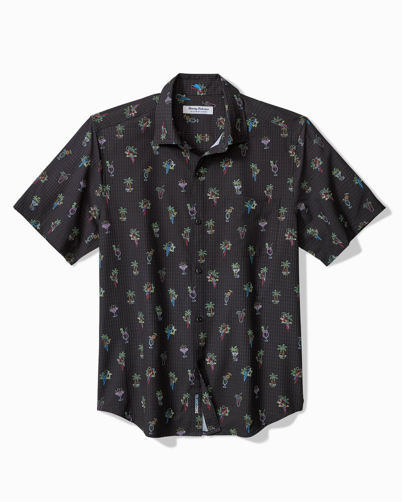 Bahama Coast Neon Sips IslandZone Shirt - Matte Black