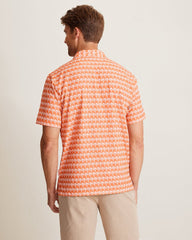 Bahama Coast Palm Reader IslandZone Polo - Dusty Orange