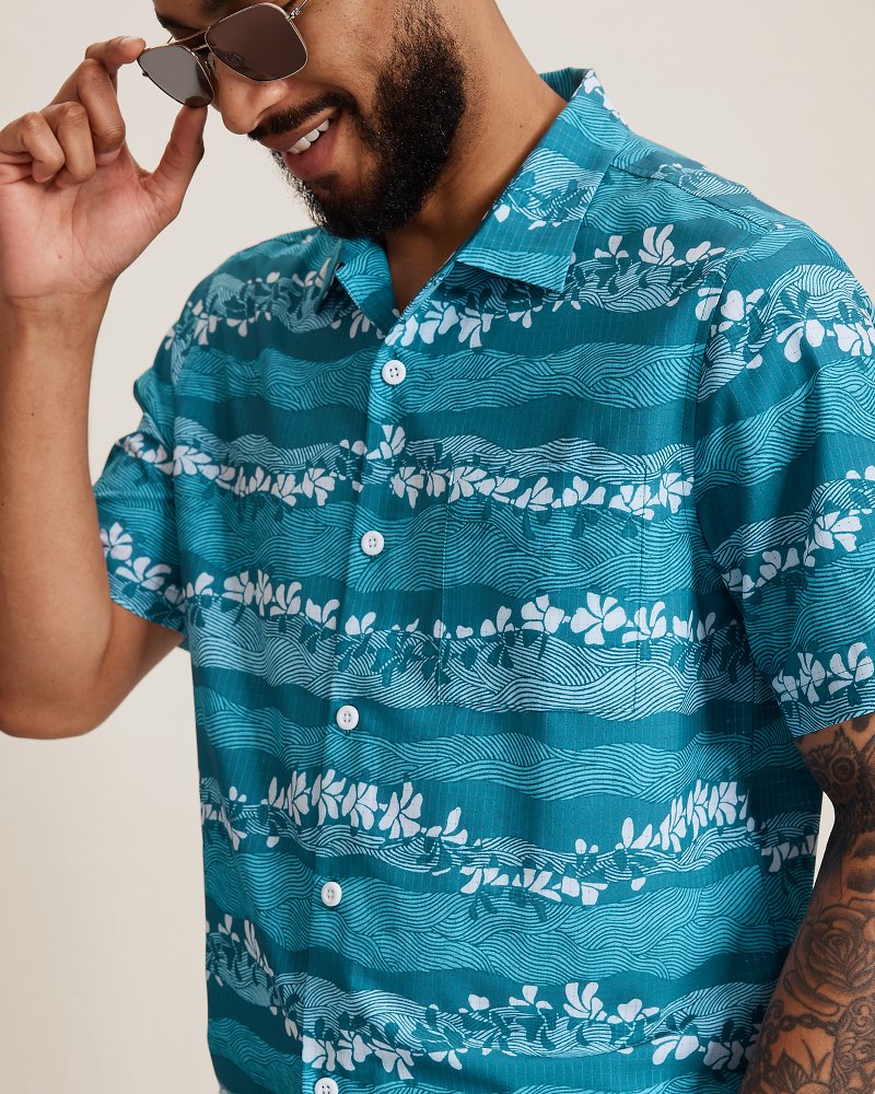 Bahama Coast Lei O'Waves IslandZone Shirt - Sea Jade