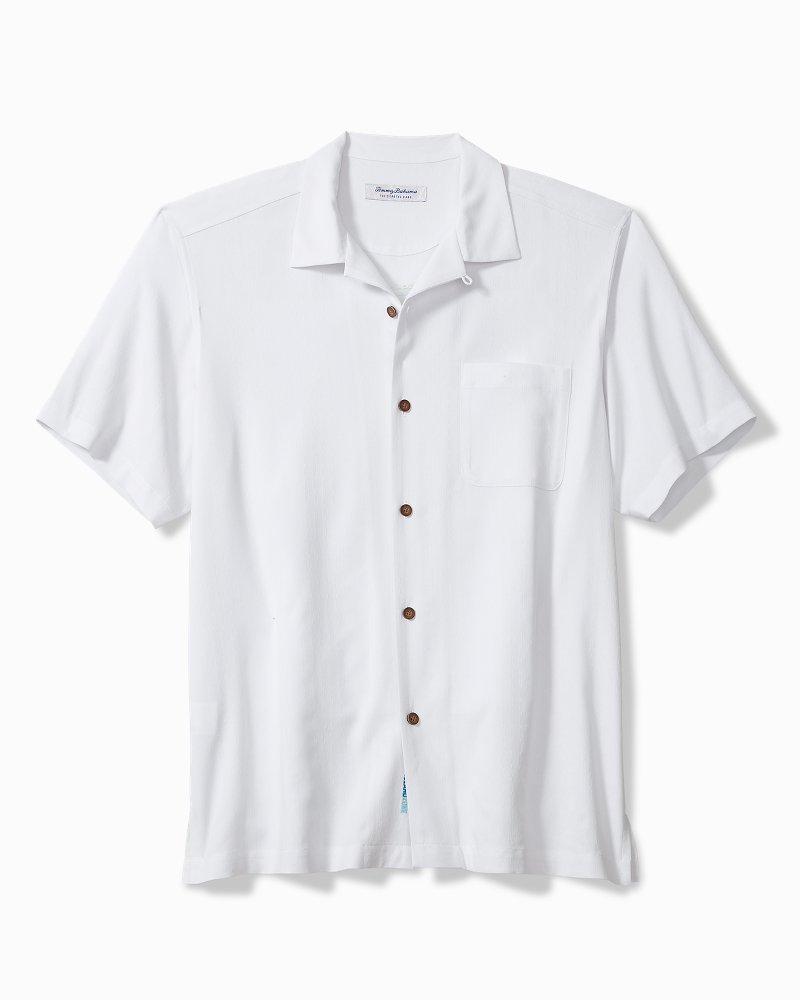 Coastal Ease Designated Driver IslandZone Camp Shirt - White