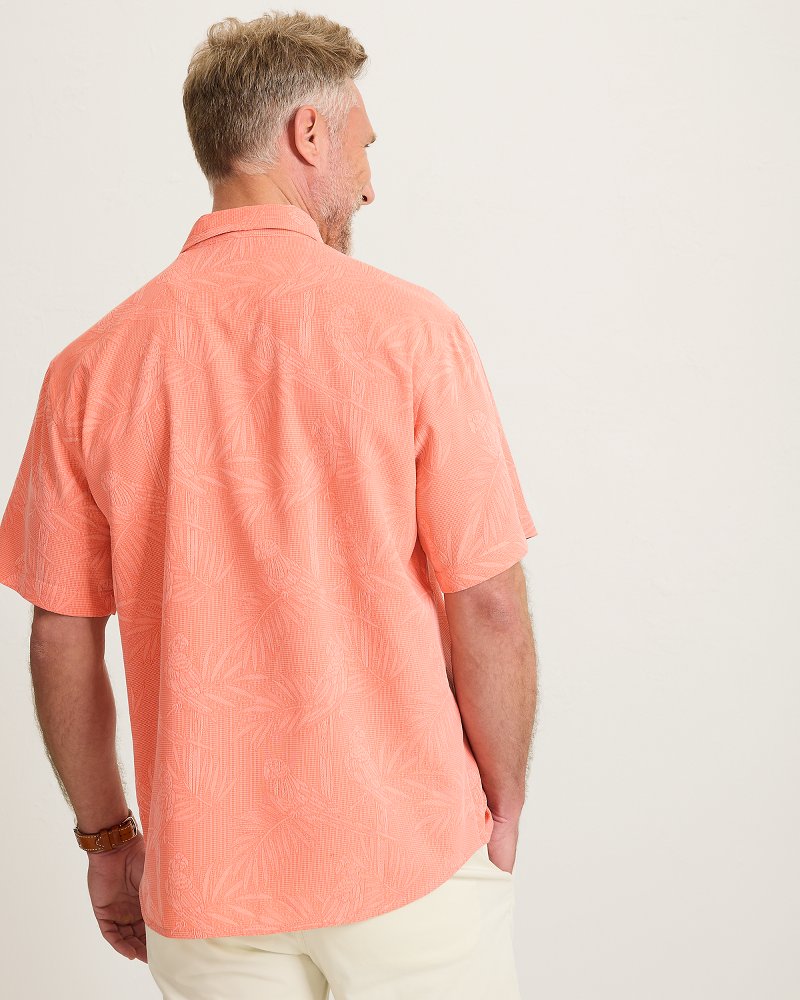 Palm Perch Silk Camp Shirt - Parisian