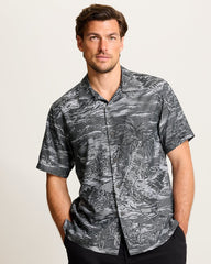 Coastal Ease Palms IslandZone Shirt - Black