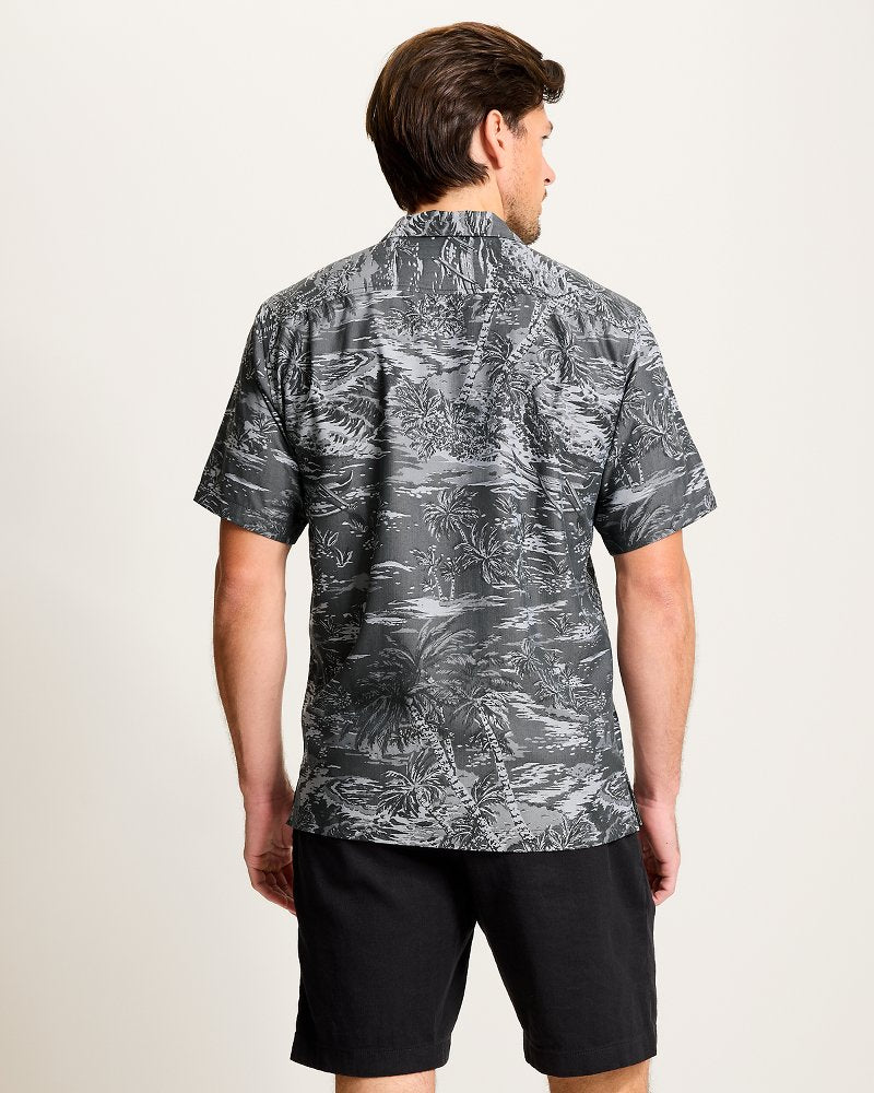 Coastal Ease Palms IslandZone Shirt - Black