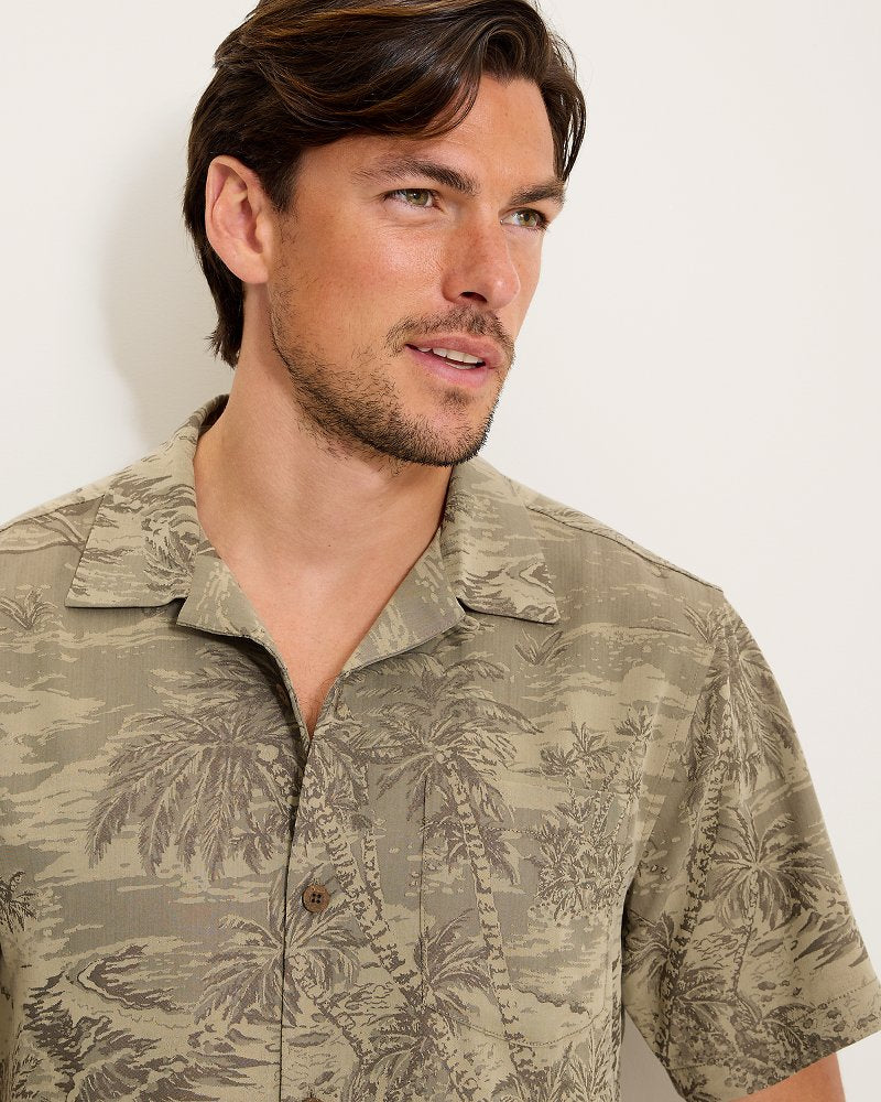 Coastal Ease Palms IslandZone Shirt - Shiitake