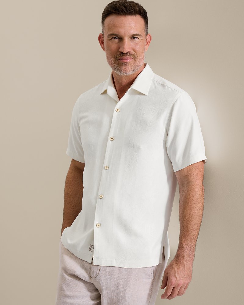 Kona Luxe Border Silk Camp Shirt - Continental