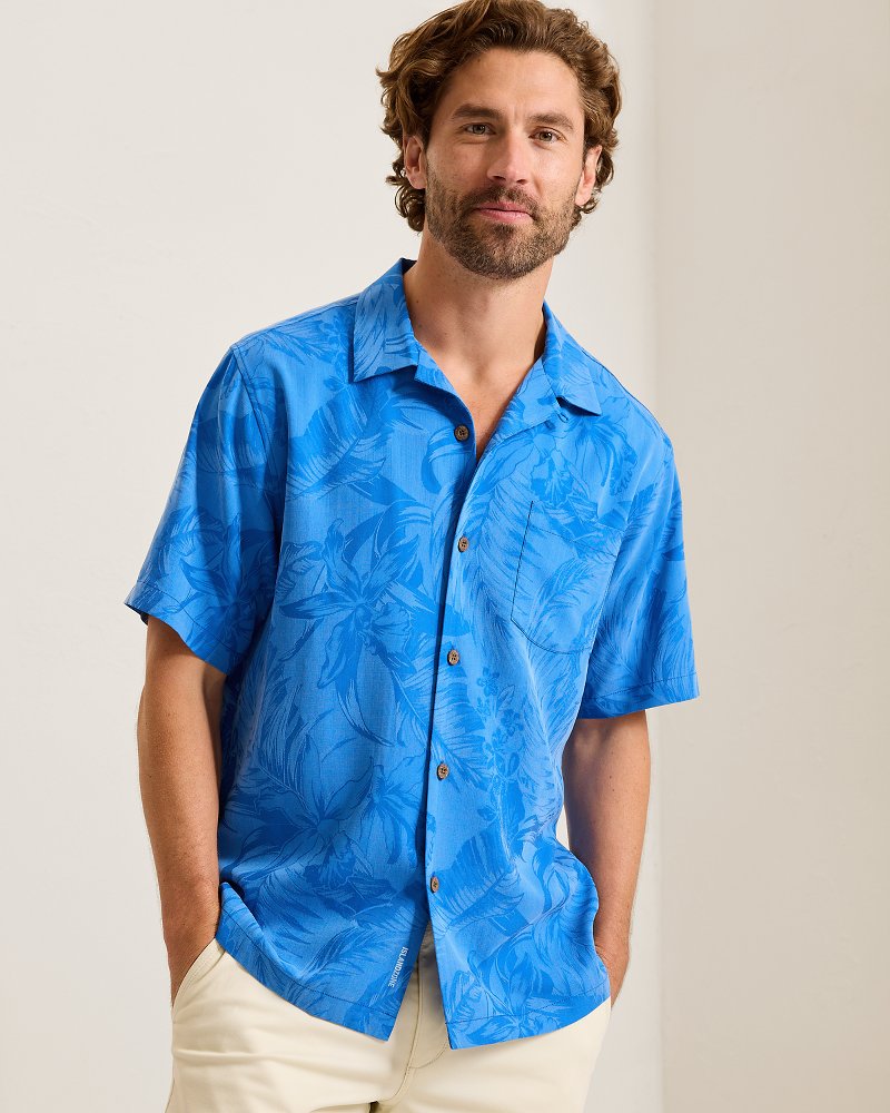 Coastal Ease Botanic Loom IslandZone Camp Shirt - Turkish Sea
