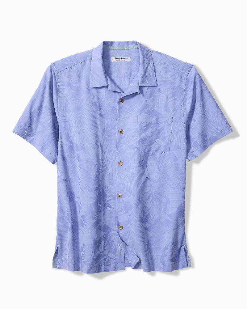 Coastal Ease Botanic Loom IslandZone Camp Shirt - Ritzy Purple