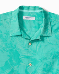 Coastal Ease Botanic Loom IslandZone Camp Shirt - Blue Freeze