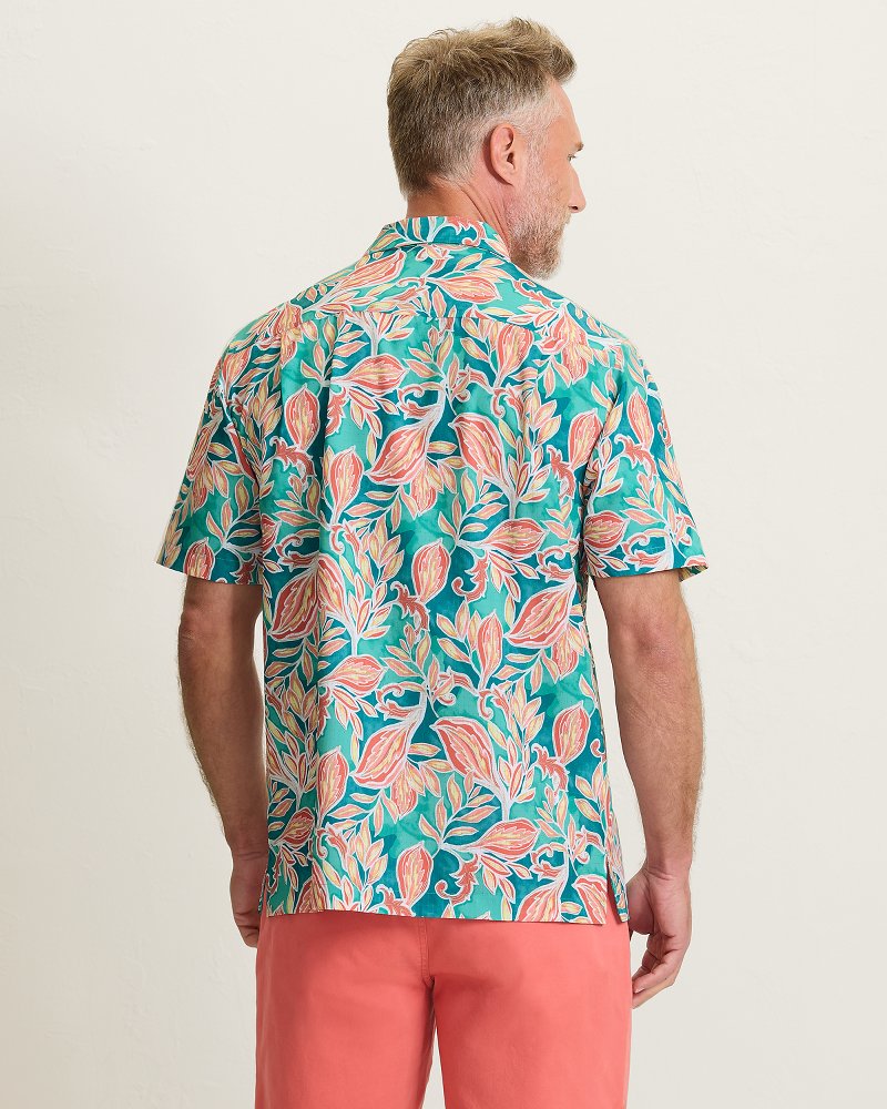 Bahama Coast Wild Vines IslandZone Shirt - Largo Teal