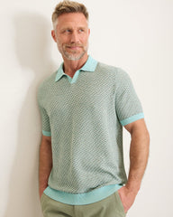 Coolside IslandZone® Sweater Polo - Voyager Blue
