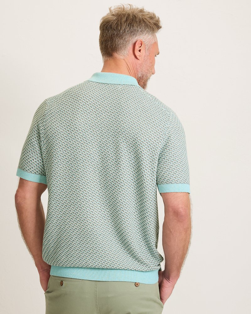Coolside IslandZone® Sweater Polo - Voyager Blue