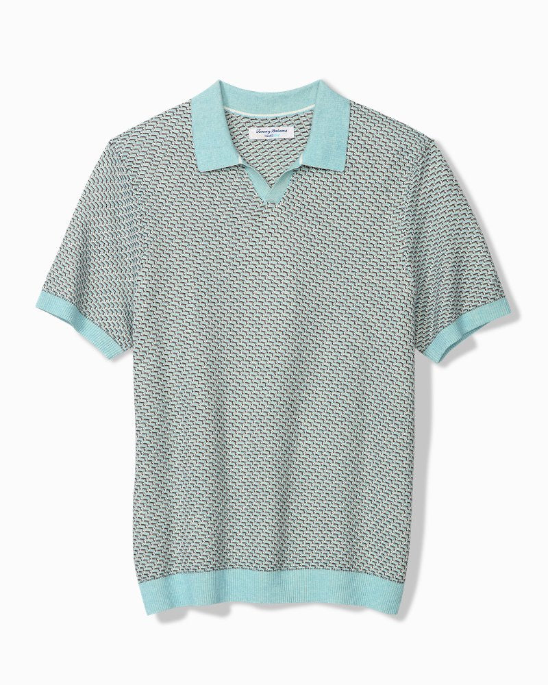 Coolside IslandZone® Sweater Polo - Voyager Blue