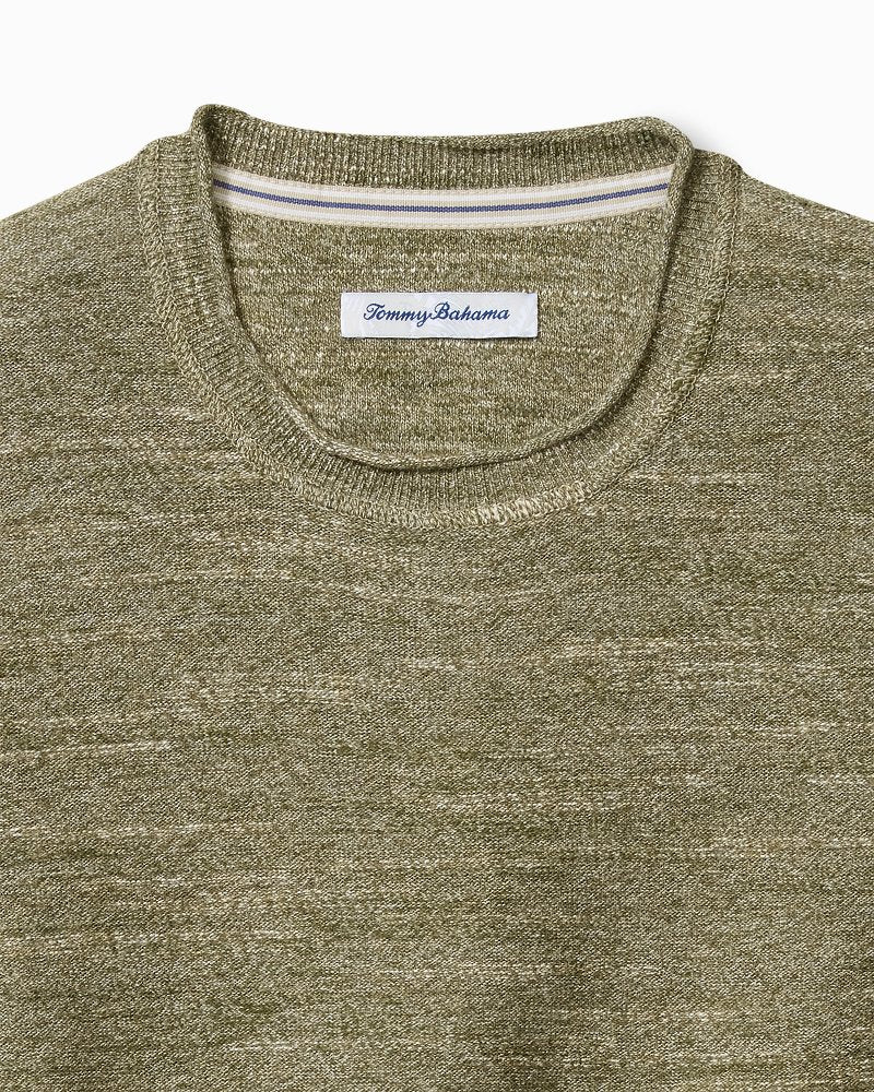 Salerno Point Crew Sweater - Tea Leaf Heather