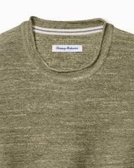 Salerno Point Crew Sweater - Tea Leaf Heather